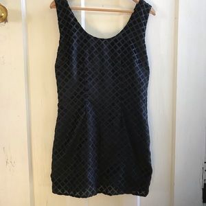 Vintage 1990’s Velvet Mini Tank Dress sz M